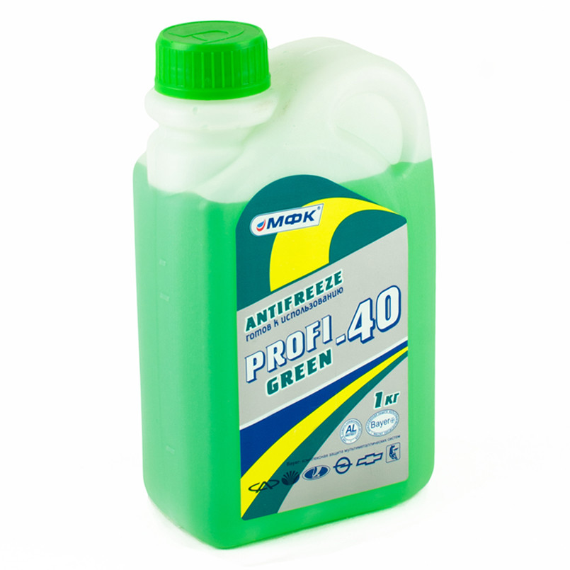 Антифриз PROFI-40  Green (-30 С ), 1кг x6 — фото товара №4