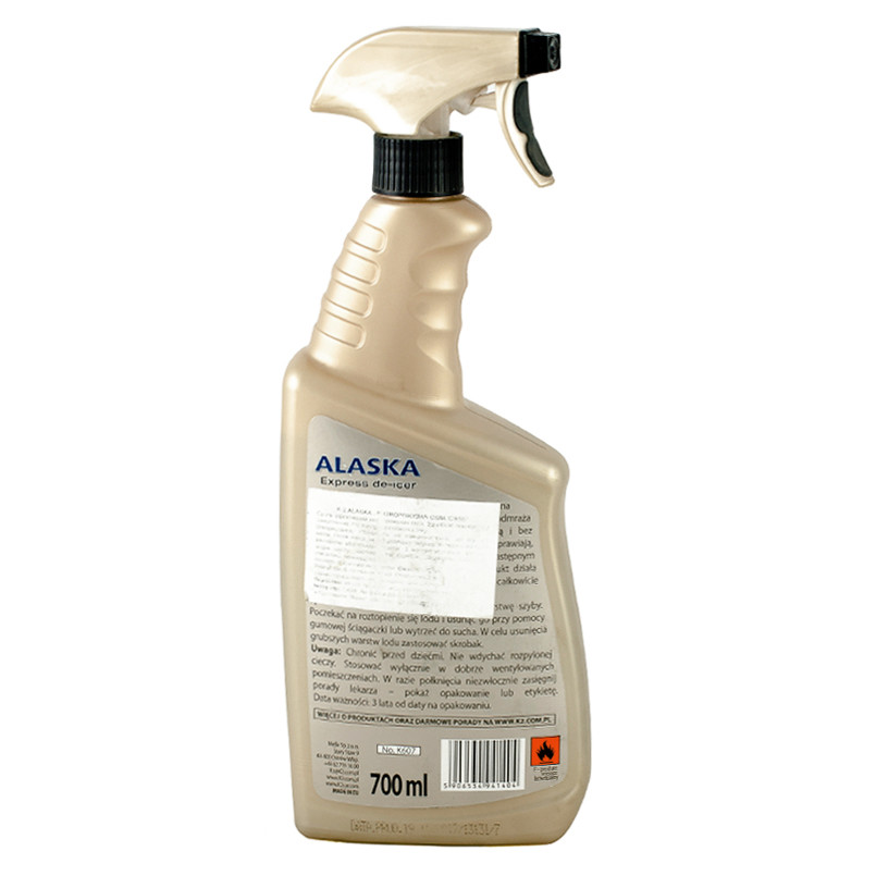 K2 ALASKA -70C 700ml Розморожувач для вікон (рідина, з розпилювачем) х12 — фото товара №2
