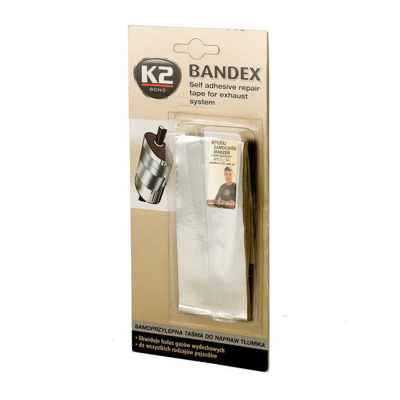 K2 BANDEX-BLISTER Стрічка високотемп. д/рем. глушників х12 — фото товара №2