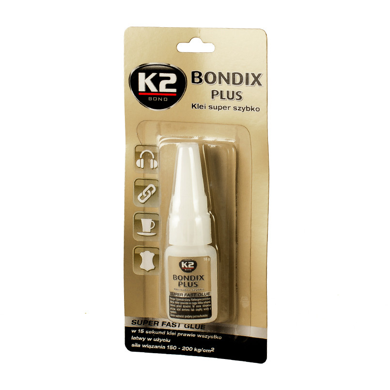 K2 BONDIX PLUS 10g. 15сек. Суперклей х12 — фото товара №2