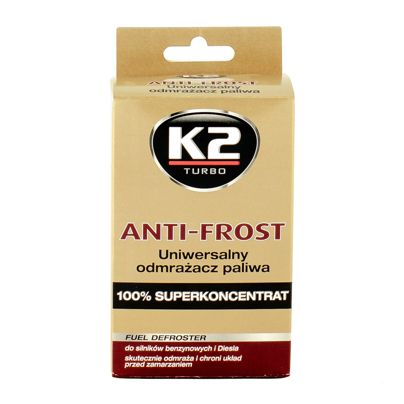 K2 TURBO ANTI FROST 50ml Засіб для видалення води з палива х12 — фото товара №1
