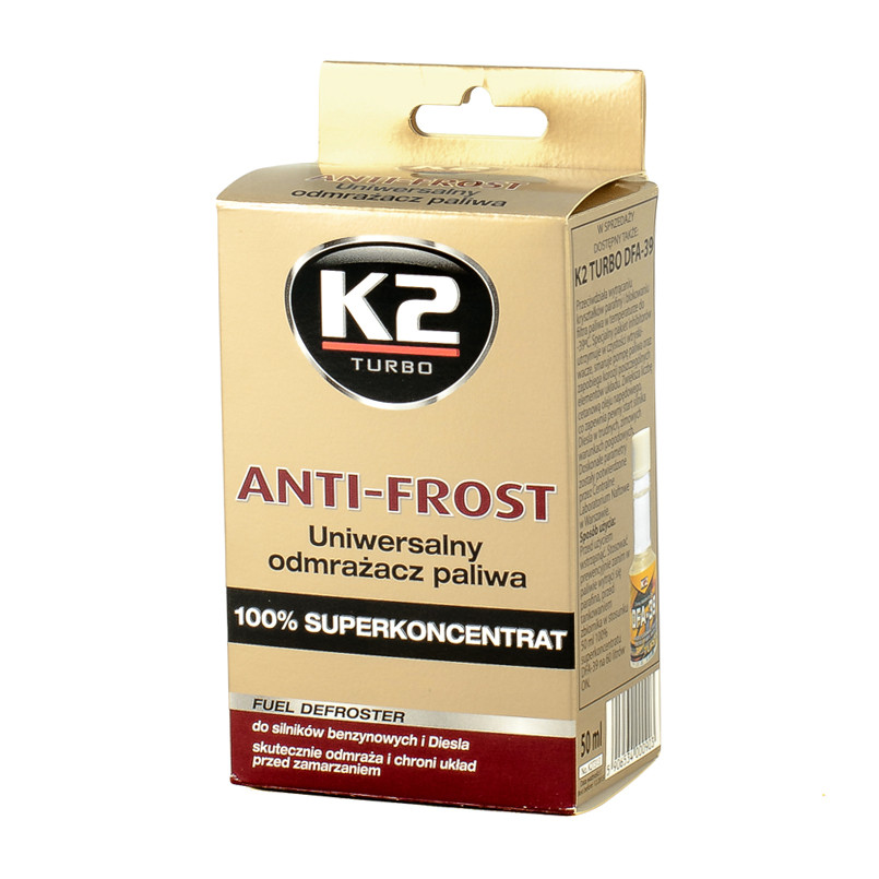 K2 TURBO ANTI FROST 50ml Засіб для видалення води з палива х12 — фото товара №2