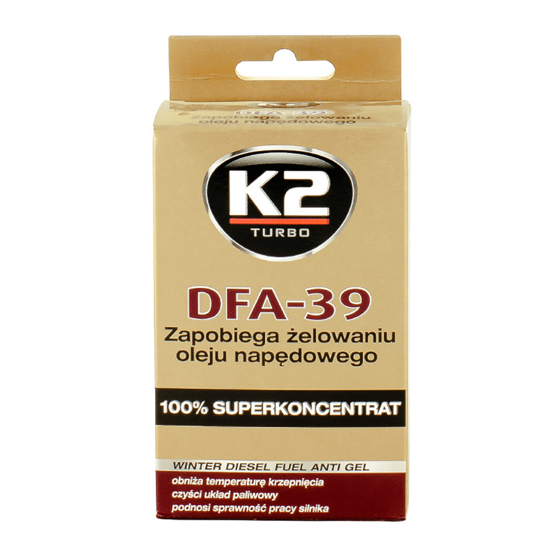 K2 TURBO DFA-39 50ml Антигель для дизельного палива х12 — фото товара №1