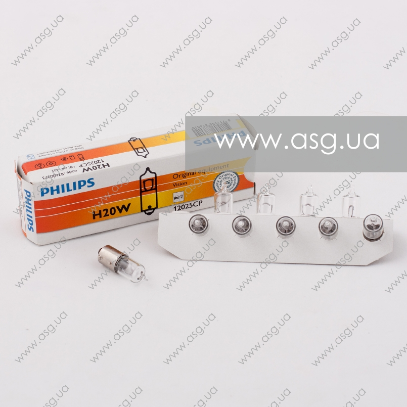 12025CP (PHILIPS) H20W 12V 20W BA9s — фото товара №1