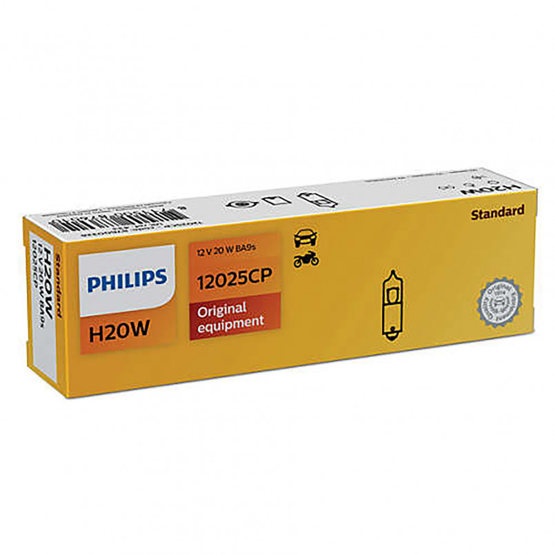 12025CP (PHILIPS) H20W 12V 20W BA9s — фото товара №2