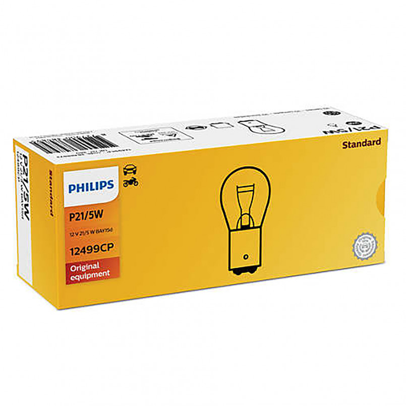 12499CP (PHILIPS) P21/5W 12V 21/5W BAY15d — фото товара №2