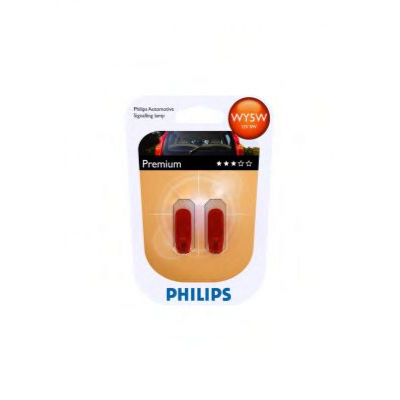 12396NAB2 (PHILIPS) WY5W 12V 5W W2,1X9,5d, Blst. 2 pc. — фото товара №2