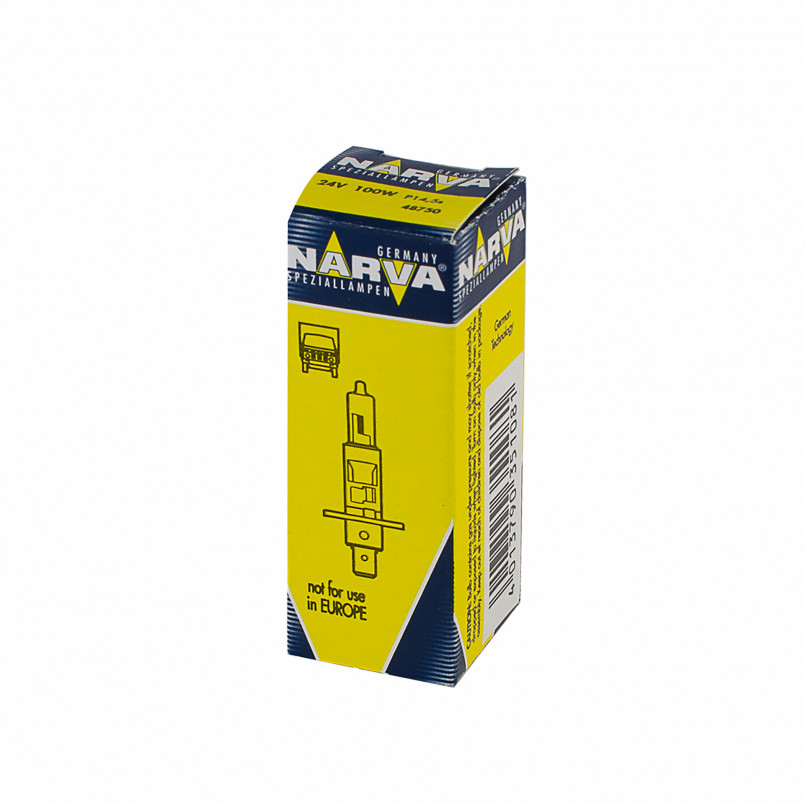 487503000 NARVA Лампа H1 RALLY 24V 100W P14,5s  RALLYE — фото товара №2
