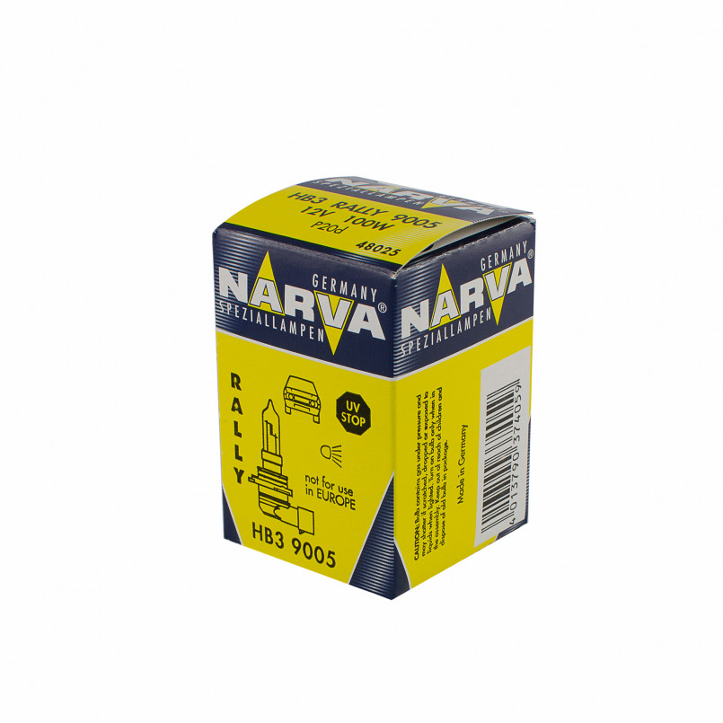 480253000 NARVA Лампа HB3 RALLY 12V 100W P20d RALLYE — фото товара №2