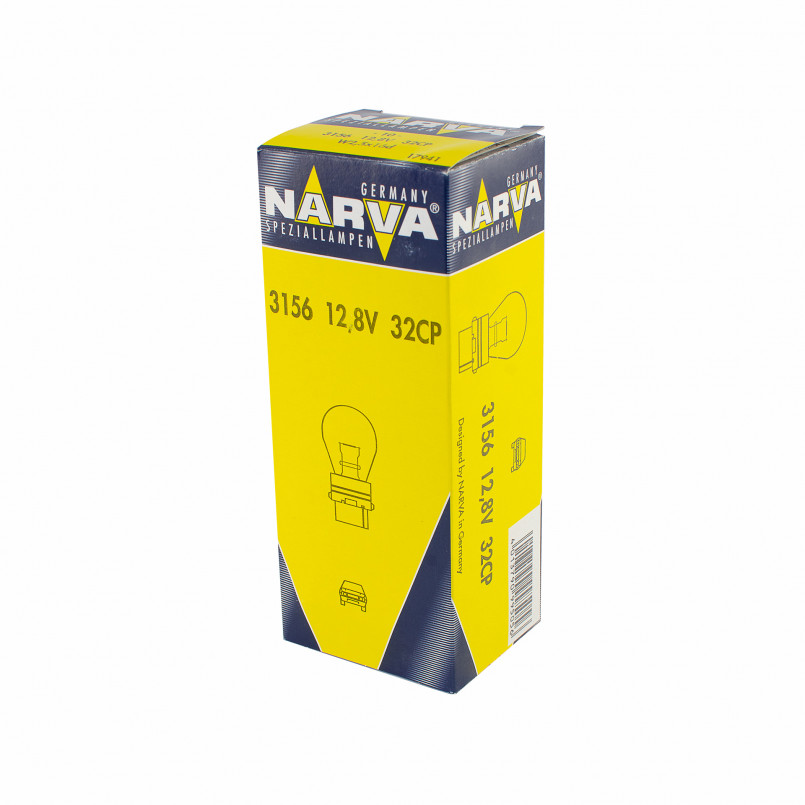 179413000 NARVA Лампа P27W 12V 27W W2,5x16d (10шт) — фото товара №2