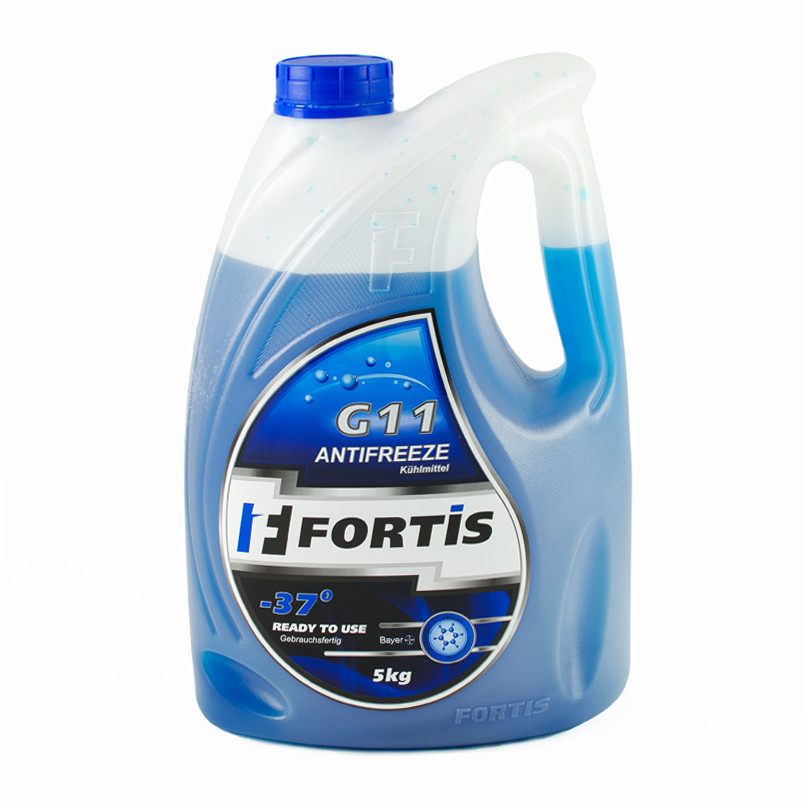 Антифриз готовий до використання  Fortis G11 Blue  -37° (синій) 5кг — фото товара №2