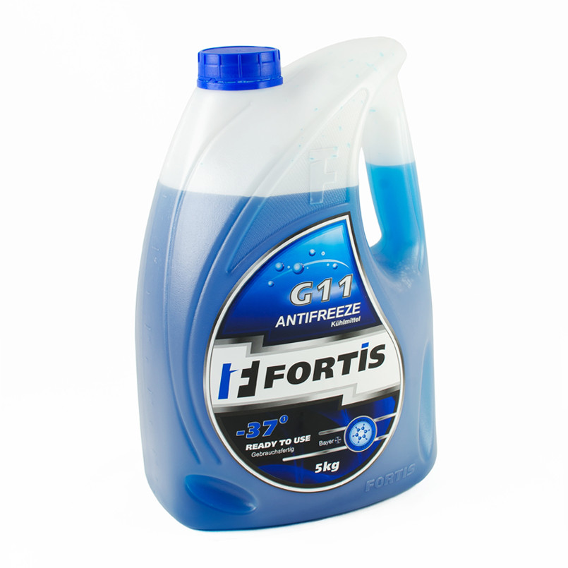Антифриз готовий до використання  Fortis G11 Blue  -37° (синій) 5кг — фото товара №4