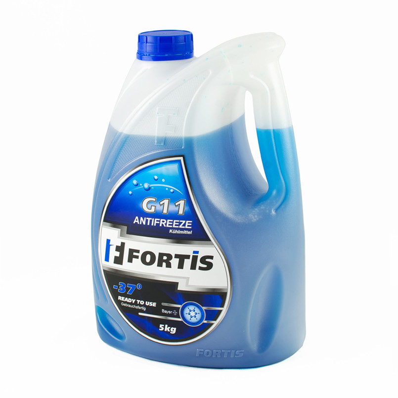Антифриз готовий до використання  Fortis G11 Blue  -37° (синій) 5кг — фото товара №5