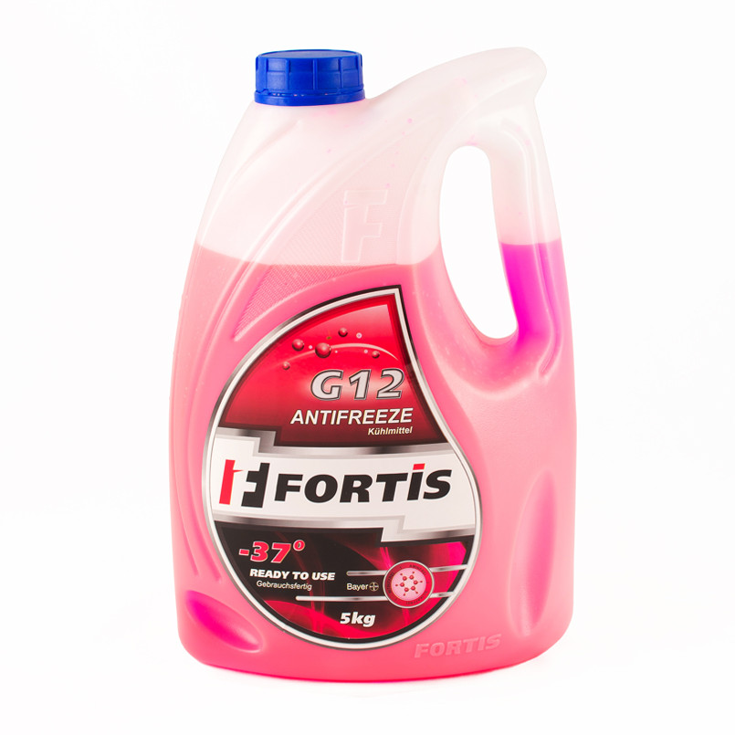 Антифриз готовий до використання  Fortis G12 Red  -37° (червоний) 5кг — фото товара №4