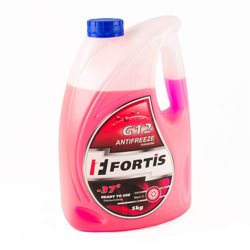 Антифриз готовий до використання  Fortis G12 Red  -37° (червоний) 5кг — фото товара №6