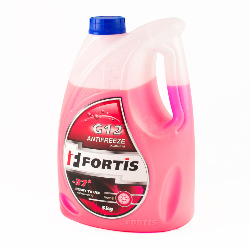 Антифриз готовий до використання  Fortis G12 Red  -37° (червоний) 5кг — фото товара №7