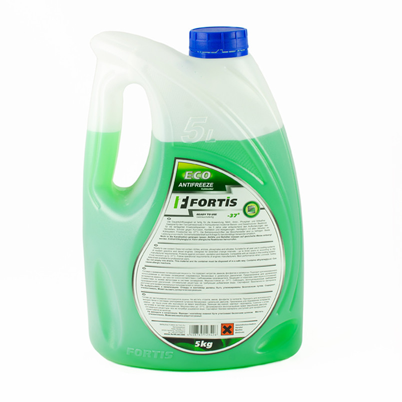 Антифриз готовий до використання  Fortis ECO Green -37° (зелений) 5кг — фото товара №5
