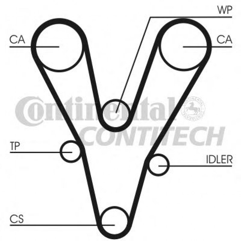 CT1096   Ремінь ГРМ CONTI SYNCHROBELT — фото товара №17