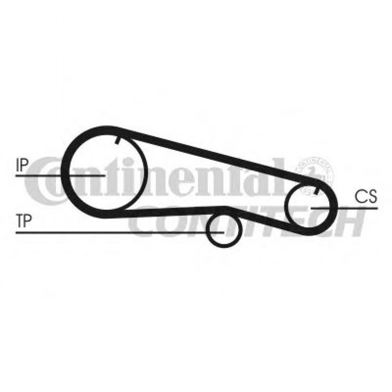 CT668   Ремінь ГРМ CONTI SYNCHROBELT — фото товара №3