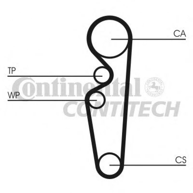 CT729   Ремінь ГРМ CONTI SYNCHROBELT — фото товара №3