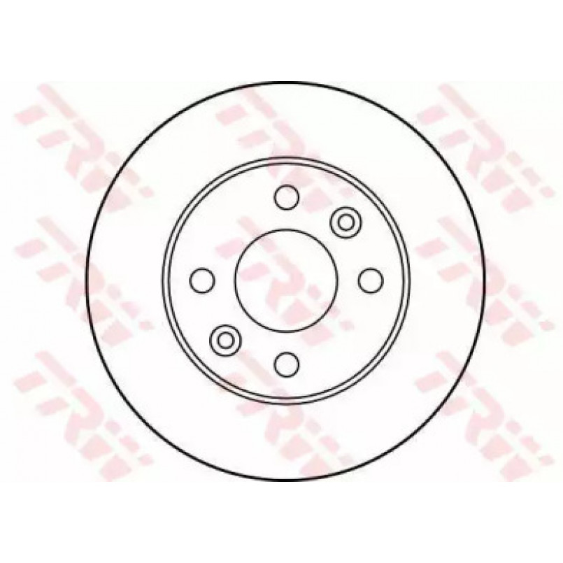 DF1016  TRW - Гальмівний диск — фото товара №2