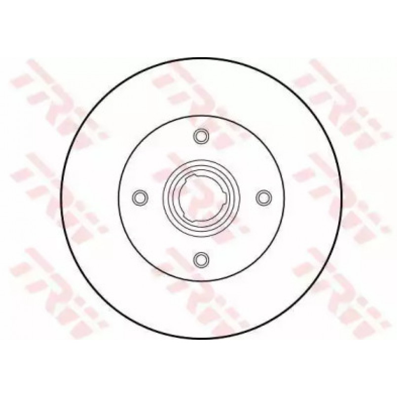 DF1529  TRW - Гальмівний диск — фото товара №2