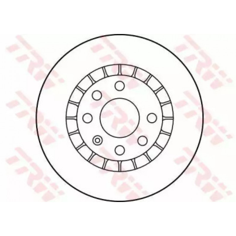 DF1625  TRW - Гальмівний диск — фото товара №2