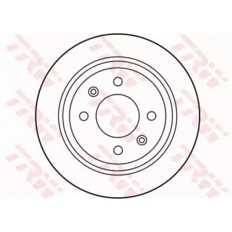 DF1669  TRW - Гальмівний диск — фото товара №2