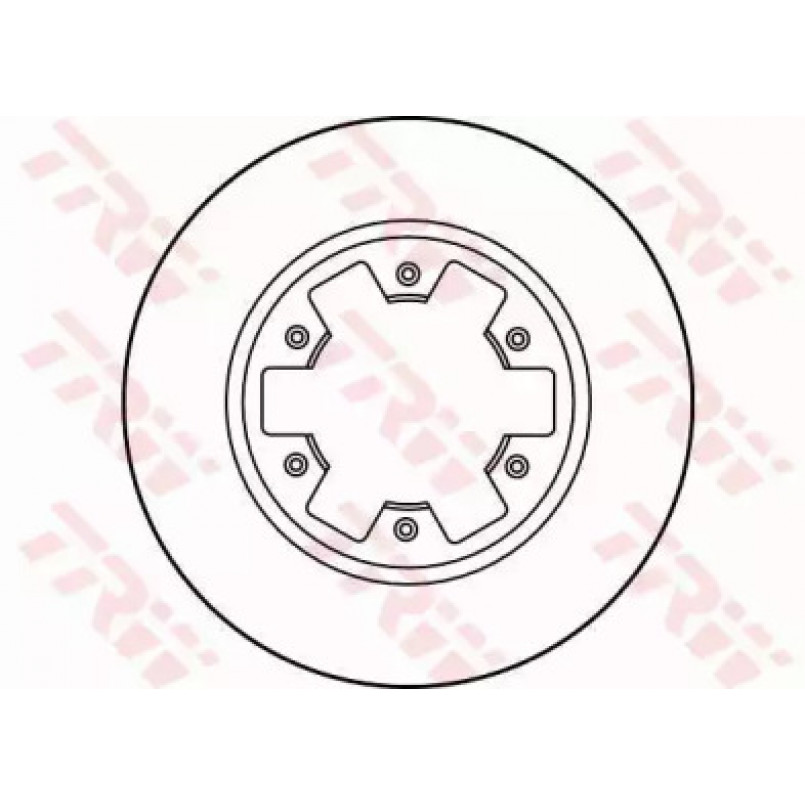 DF1965  TRW - Гальмівний диск — фото товара №2