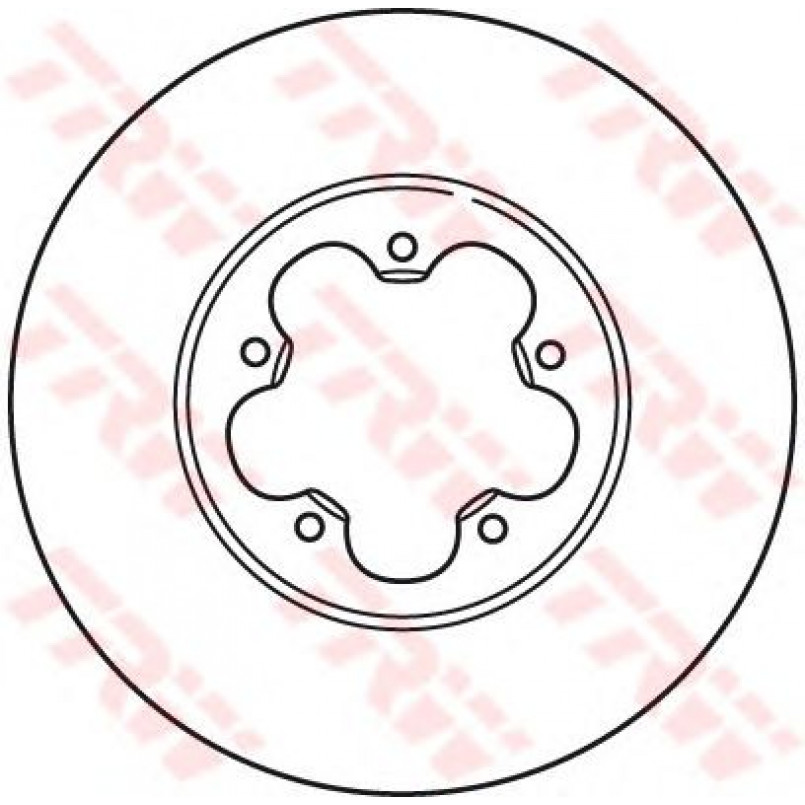 DF2389S  TRW - Гальмівний диск — фото товара №2