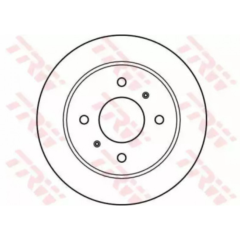 DF2592  TRW - Гальмівний диск — фото товара №2
