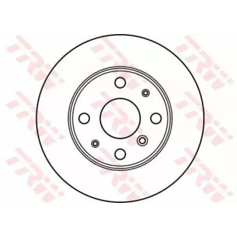 DF2635  TRW - Гальмівний диск — фото товара №2