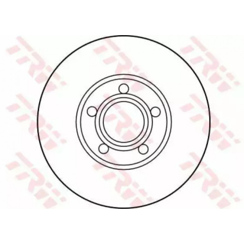DF2650  TRW - Гальмівний диск — фото товара №2