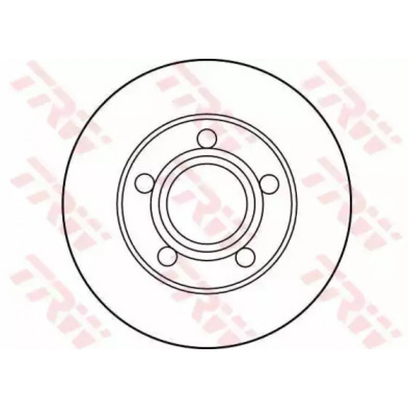 DF2651  TRW - Гальмівний диск — фото товара №2