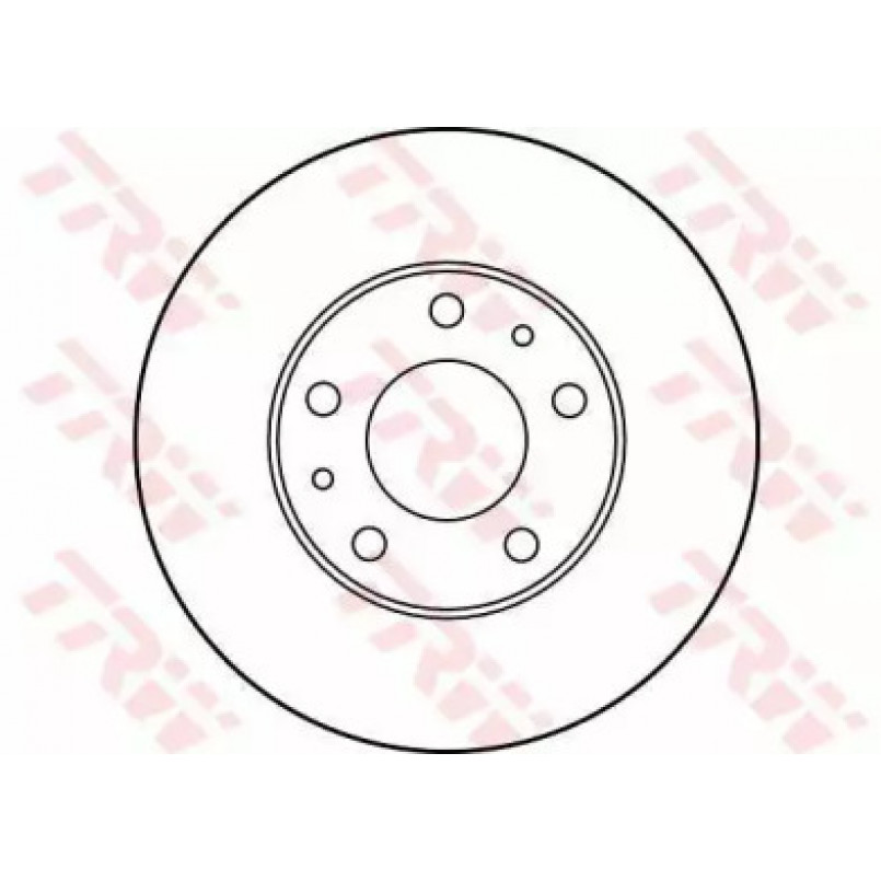 DF2728  TRW - Гальмівний диск — фото товара №2