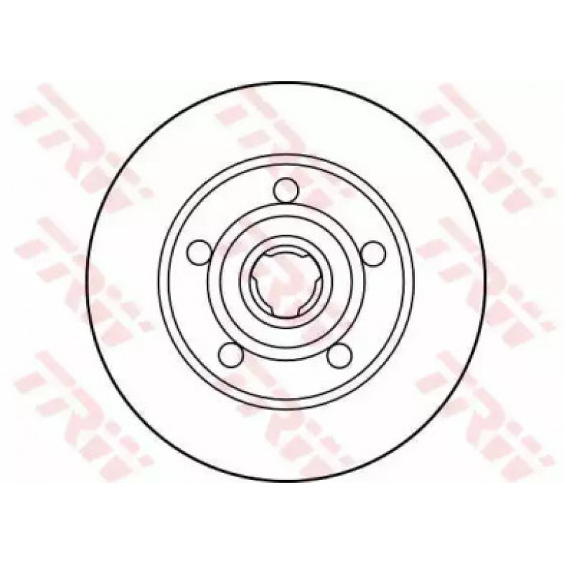 DF2771  TRW - Гальмівний диск — фото товара №2