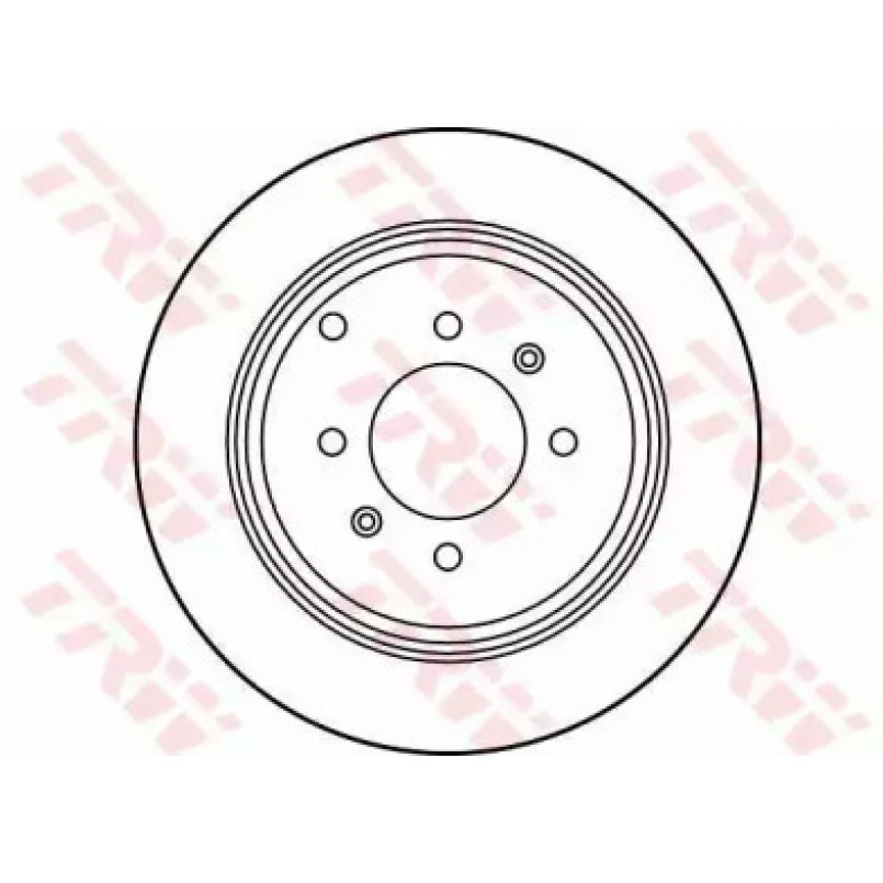 DF2781  TRW - Гальмівний диск — фото товара №2