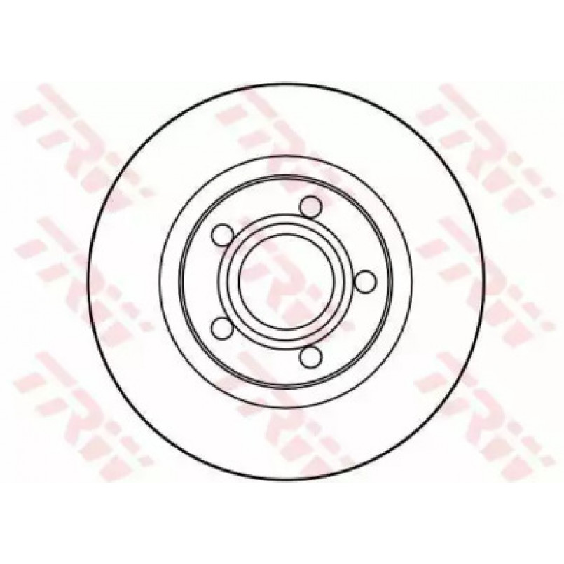 DF2806  TRW - Гальмівний диск — фото товара №2