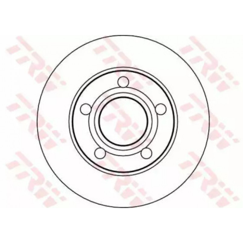DF4026  TRW - Гальмівний диск — фото товара №2