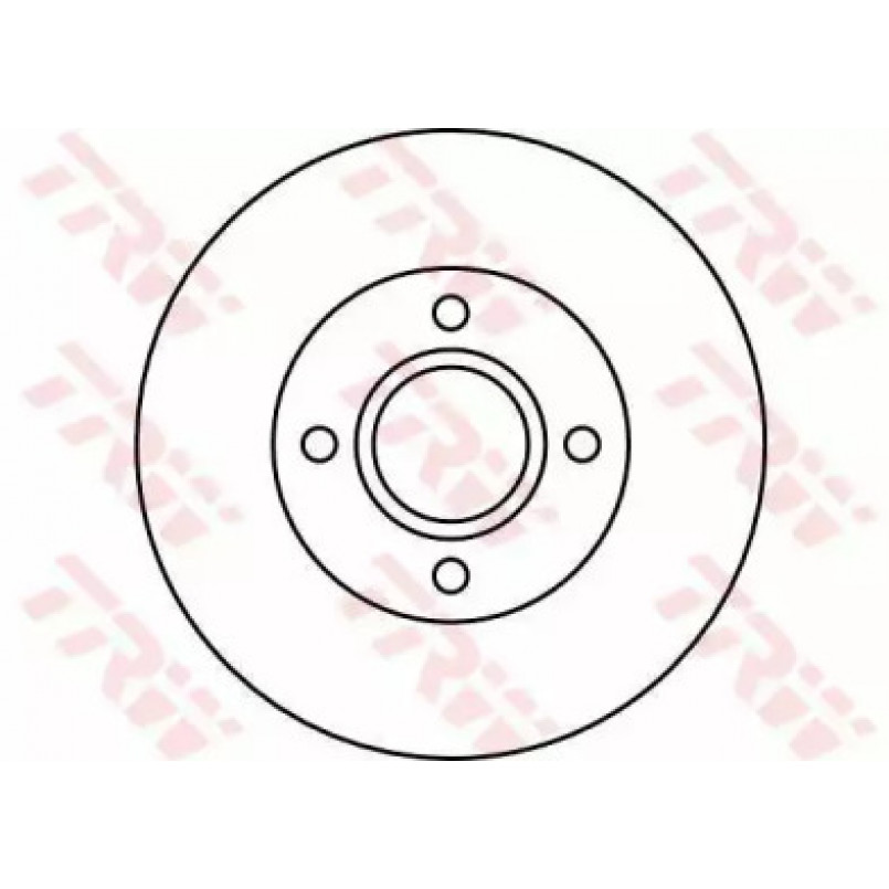 DF4036  TRW - Гальмівний диск — фото товара №2
