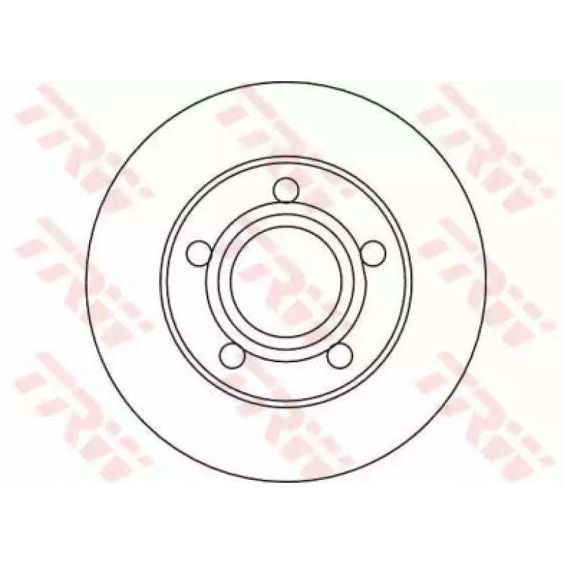 DF4038  TRW - Гальмівний диск — фото товара №2