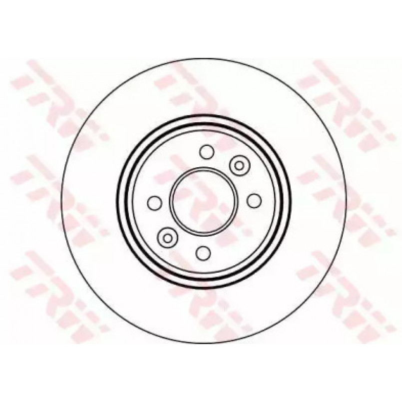 DF4110  TRW - Гальмівний диск — фото товара №2