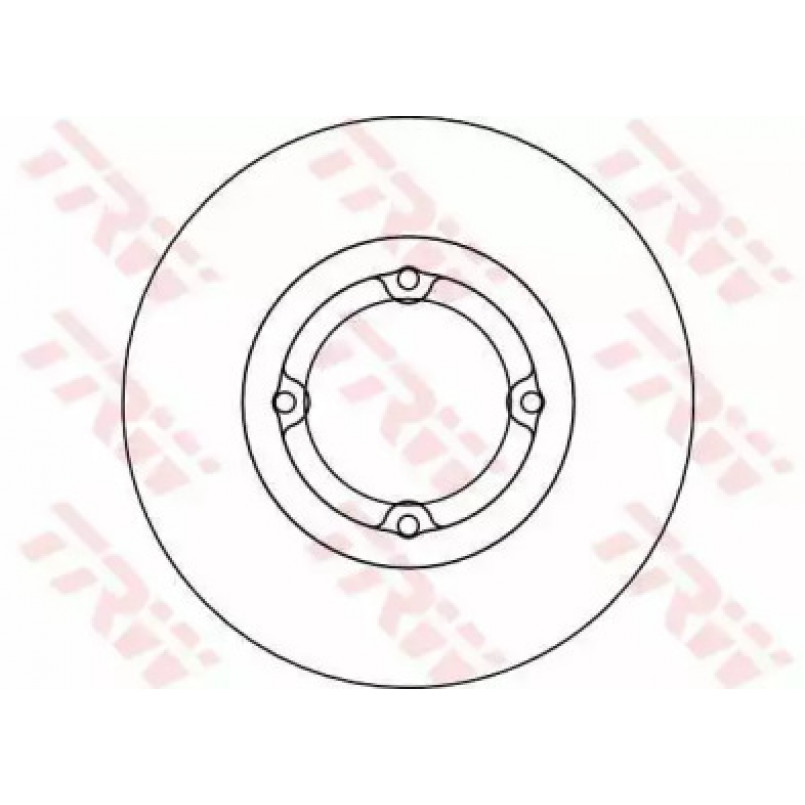 DF4123  TRW - Гальмівний диск — фото товара №2
