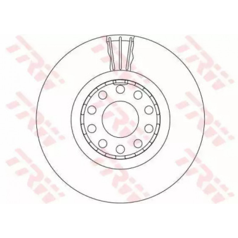 DF4125S  TRW - Гальмівний диск — фото товара №2