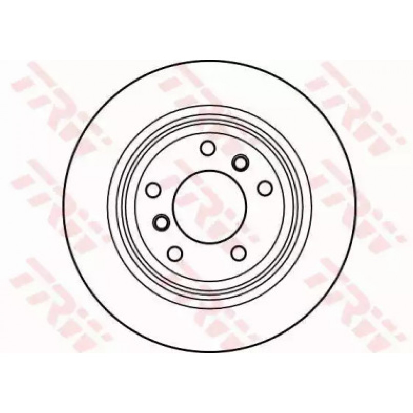 DF4143  TRW - Гальмівний диск — фото товара №2