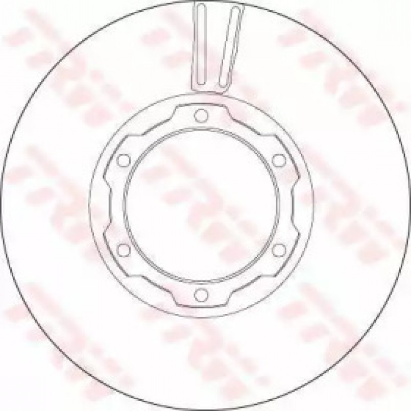 DF4145S  TRW - Гальмівний диск — фото товара №2