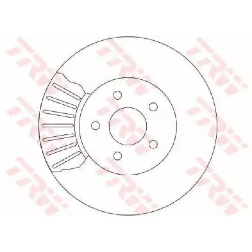 DF4147  TRW - Гальмівний диск — фото товара №2