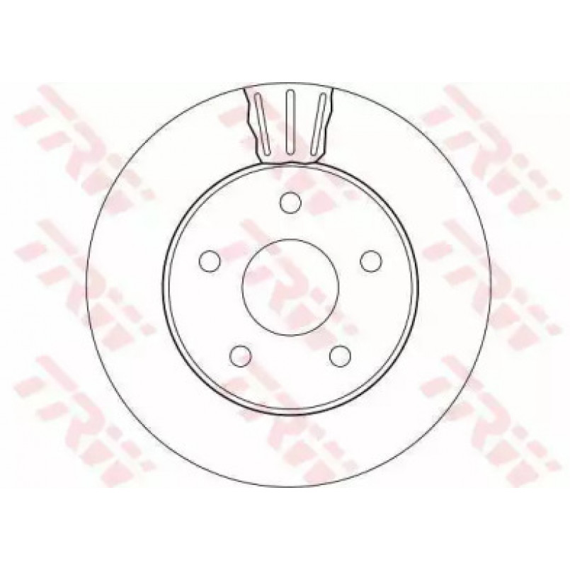 DF4170  TRW - Гальмівний диск — фото товара №2