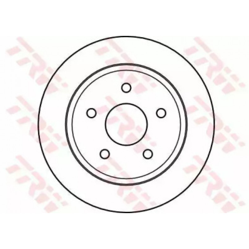 DF4178  TRW - Гальмівний диск — фото товара №2