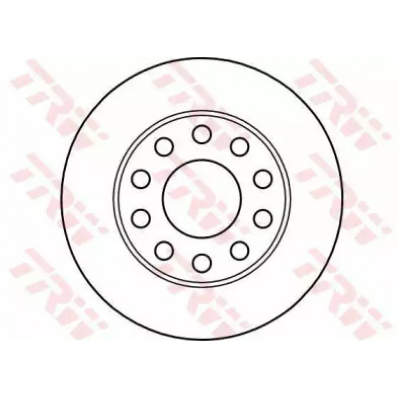 DF4186  TRW - Гальмівний диск — фото товара №2